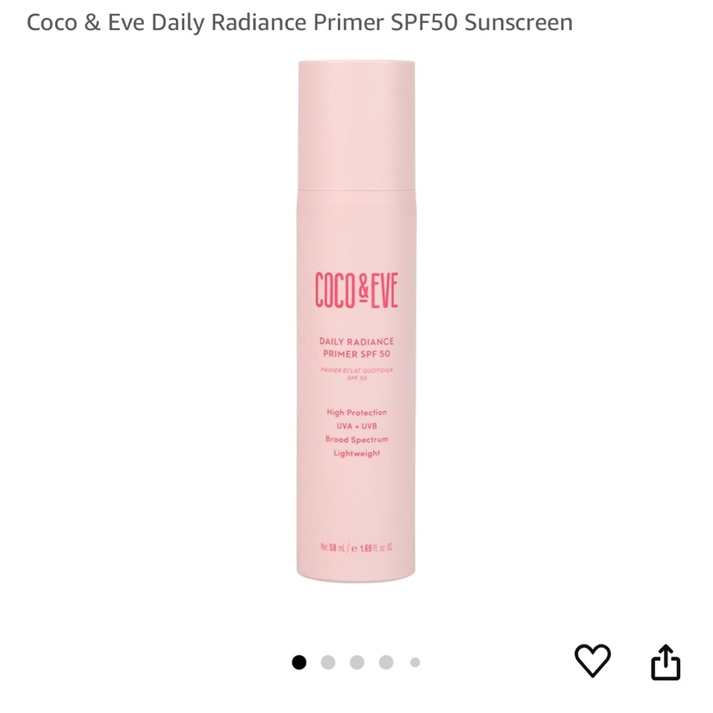 Coco and Eve Daily Radiance Primer SPF 50